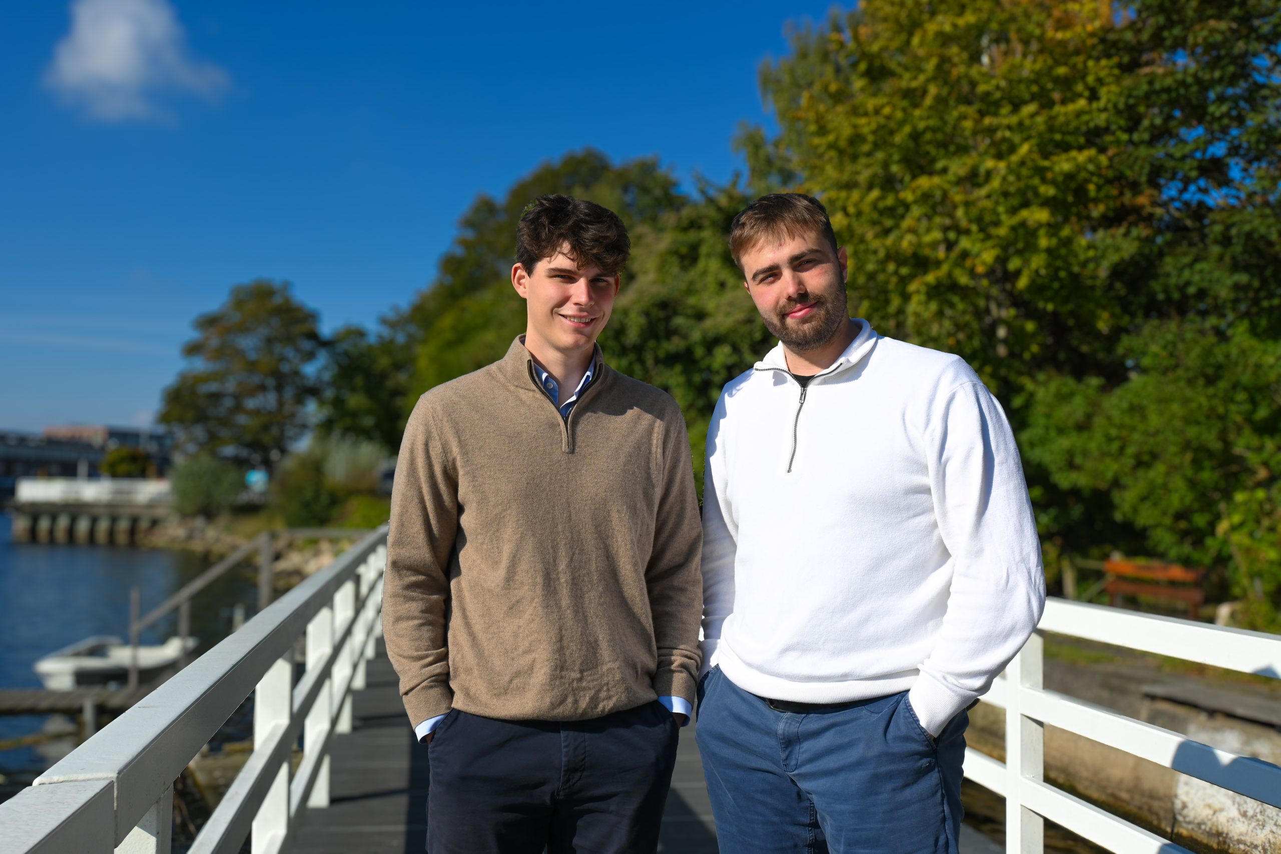 Jasper Brechtefeld und Iason Baxmann - Medieningenieure und Gründer von bfbm solutions in Kiel